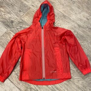 L.L. Beans Girls Rain Jacket, size 6X-7